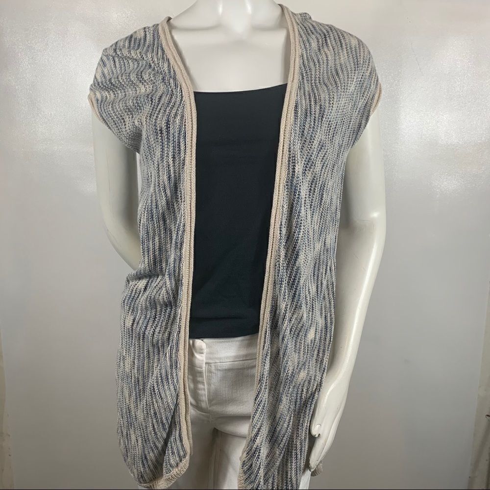 Knox Rose Open Sweater Vest Long Size:XS